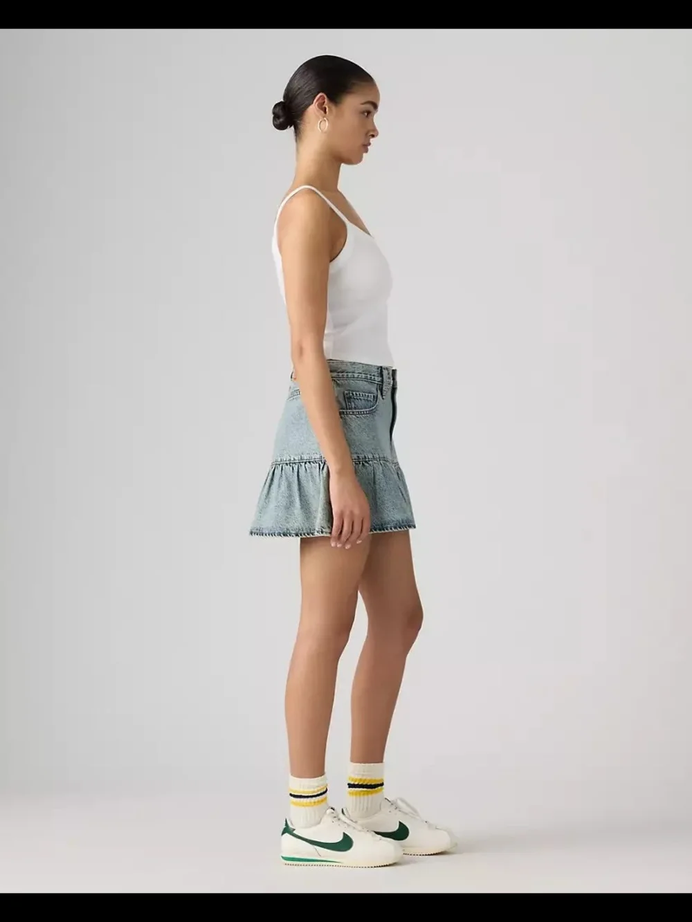 Levi's Flounce Mini Lightweight Skirt